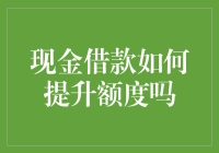 提升现金借款额度的秘密武器！