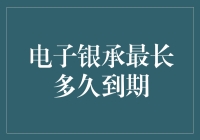 电子银行承兑汇票——期限知多少？