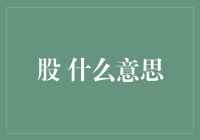 深度解析：股市中的股含义及其内涵