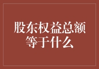 股东权益总额真的等于这些吗？