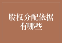 股权分配依据有哪些：构建企业长期价值的关键