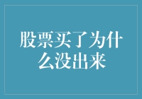 股票买了为什么没出来：市场波动下的投资迷思