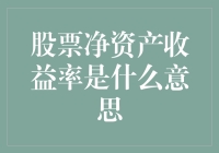 股票净资产收益率：企业价值的试金石