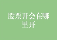 股票开会在哪里开？我在家的虚拟会议室里开了场股市狂欢节