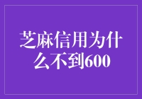 芝麻信用为什么低于600：全面剖析个人信用评分背后的原因