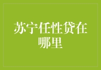 苏宁任性贷：藏在大数据里的神秘宝藏，就在你家附近的苏宁易购！