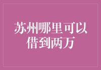 苏州借款市场指南：银行、小额贷款公司与网络借贷平台