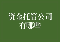 资金托管服务：解读市场上的主要资金托管公司与平台