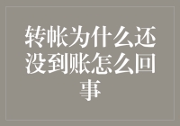 转帐为什么还没到账？你是不是被转账小精灵搞笑了？