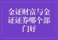 金证财富与金证证券：金融领域两大部门的深度对比与分析