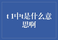 了解t：从初学者到技术控的进阶之路