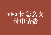 Visa卡支付申请费：如何轻松完成支付手续